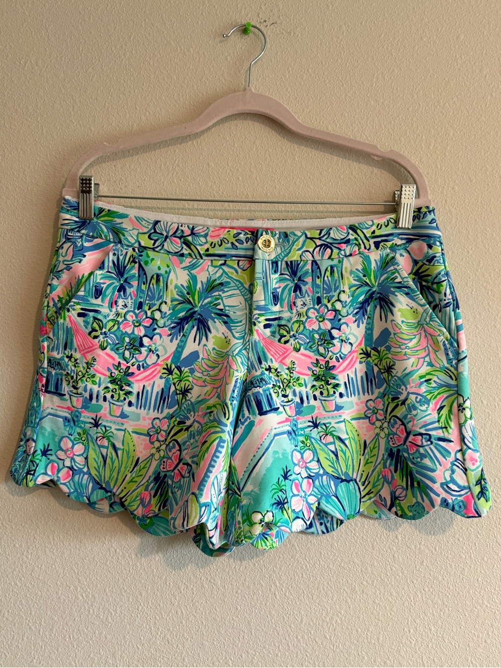 NWT Lilly Pulitzer Buttercup Knit Shorts Women 8 Multi LILLY’S HOUSE Holy Grail